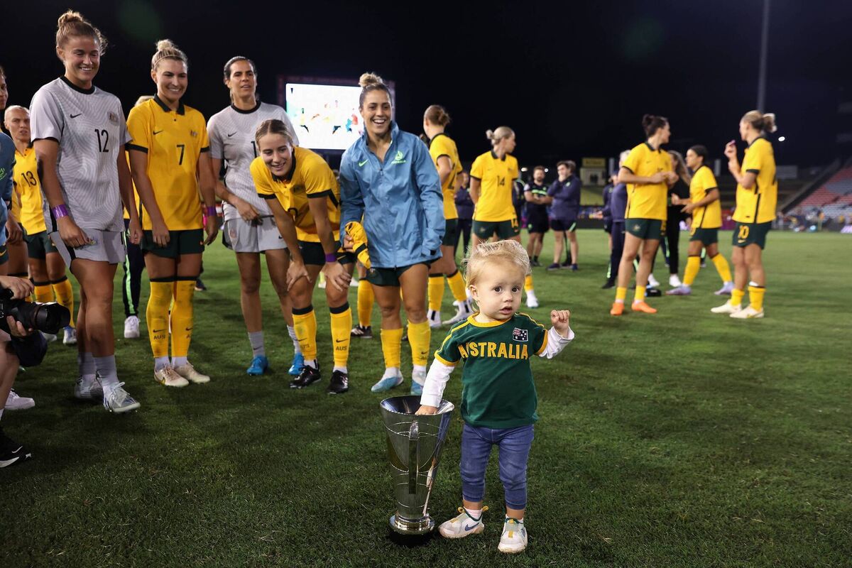 Harper has been front and centre of Katrina Gorry’s return to the Matildas.	Picture: Cameron Spencer/Getty Images
                    