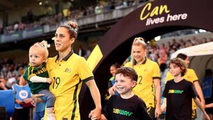 <p>Katrina Gorry credits her national coach Tony Gustravsson and wier Matildas backroom staff for providing the support she needed. Pic: Matt King/Getty Images</p>