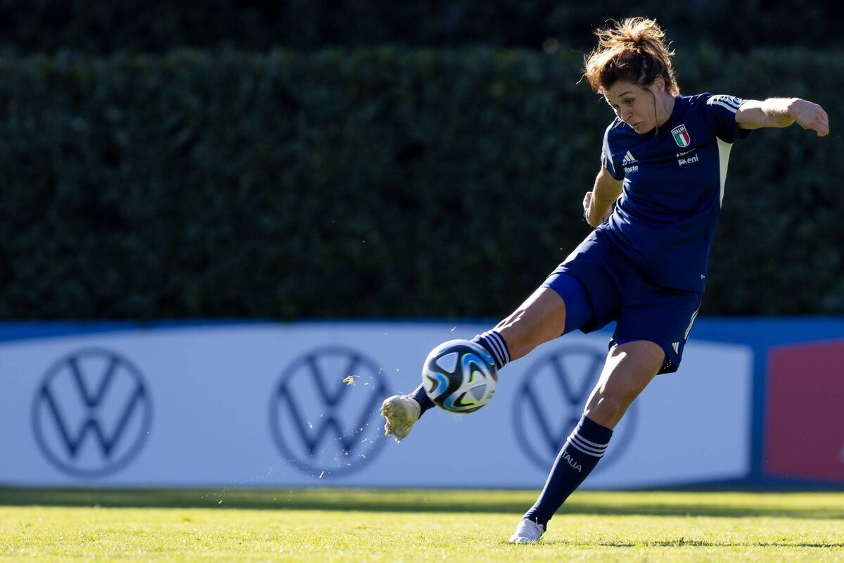 DANGER HERE: Cristiana Girelli of Italy during the Italy Women Training Session. Pic: Emmanuele Ciancaglini/Getty Images DANGER HERE: Cristiana Girelli of Italy during the Italy Women Training Session. Pic: Emmanuele Ciancaglini/Getty Images