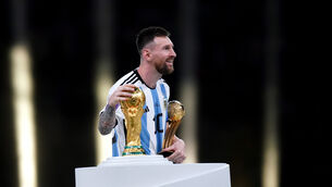 Lionel Messi has joined Inter Miami after a season in which he helped Argentina win the World Cup (Mike Egerton/PA)