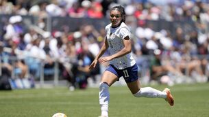 <p>Sophia Smith is the reigning MVP in the National Women’s Soccer League, where she plays for the Portland Thorns. Pic: Thearon W. Henderson/Getty Images</p>