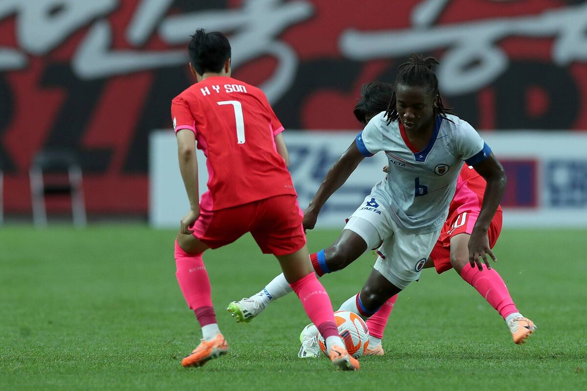  Dumornay Melchie is the 19-year-old heartbeat of a national team playing at its first Women’s World Cup and a player of growing renown in France. Pic: Han Myung-Gu/Getty Images