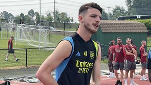 <p>BIG SIGNING: Declan Rice has been described as a ‘lighthouse’ by Arsenal boss Mikel Arteta. Pic: Simon Peach/PA</p>