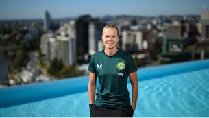<p>R&amp;R: Republic of Ireland's Ruesha Littlejohn poses for a portrait at the Emporium Hotel South Bank in Brisbane, Australia, ahead of the start of the Women's World Cup. Pic: Stephen McCarthy/Sportsfile</p>