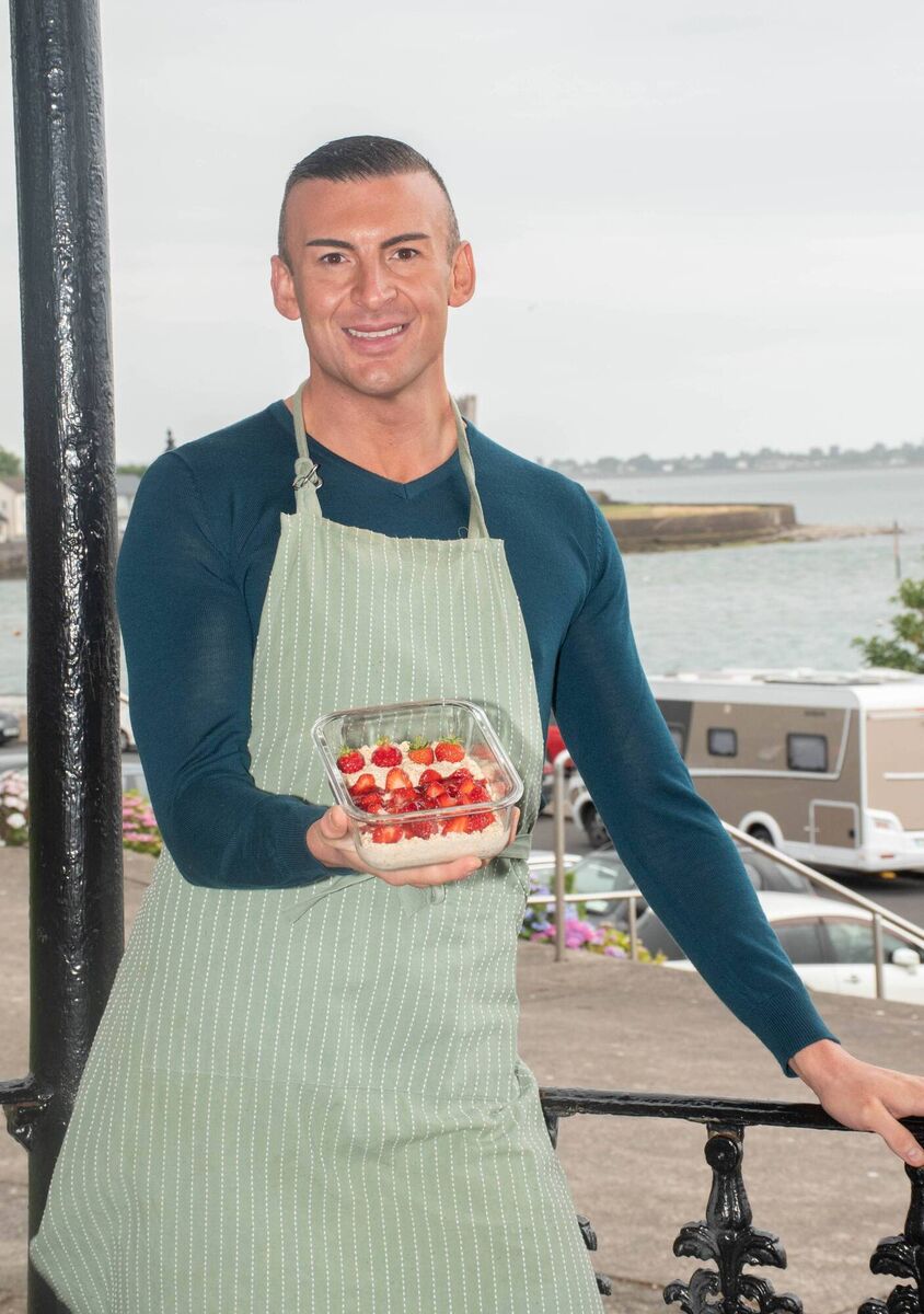 Edgar Kirby from Dungarvan, pictutred with his 'Overnight Oats' dish. Picture: Howard Crowdy