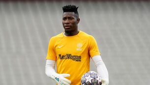 <p>WHAT'S HIS NAME?: Onana is set to join Manchester United (Martin Rickett/PA)</p>