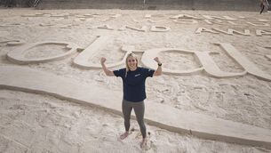 <p>SUPPORT: Irish international footballer Stephanie Roche in Bondi Beach on behalf of Carlsberg 0.0 ahead of Ireland’s upcoming match against Australia. Pic: Aquabumps/INPHO</p>