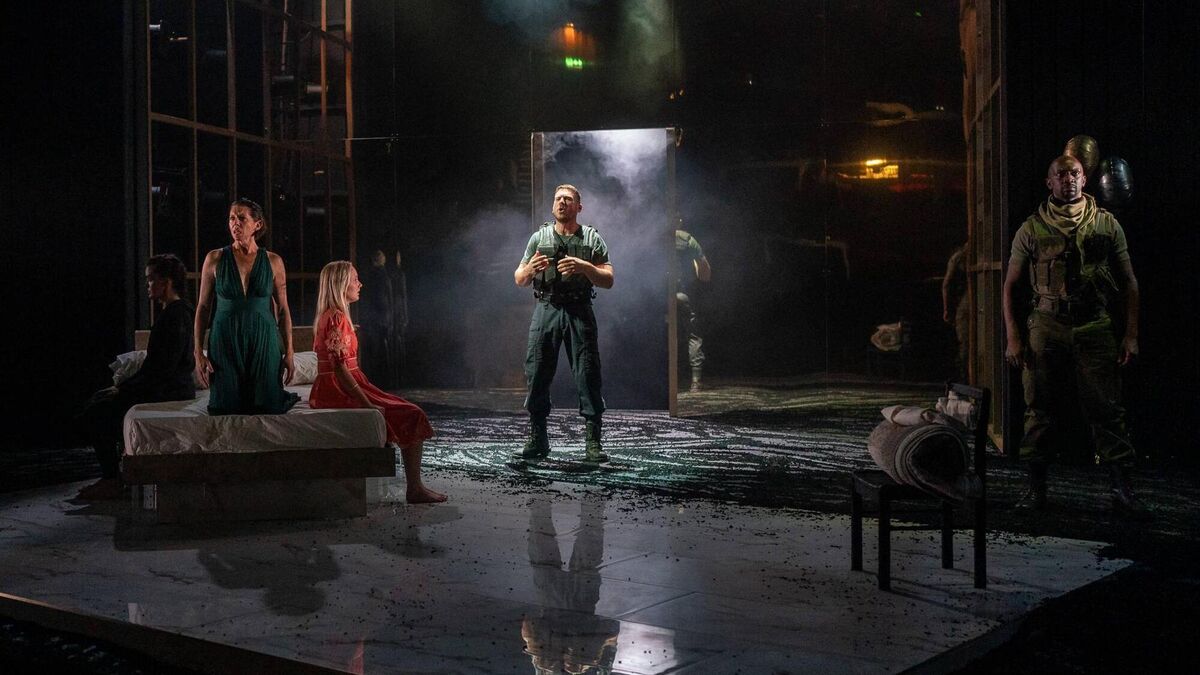 A scene from Girl on an Altar, at the Abbey. Picture: Pat Redmond