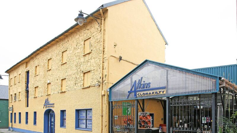 Clonakilty's iconic Atkins DIY, which sold everything 'from a needle to an anchor', is up for sale Clonakilty's iconic Atkins DIY, which sold everything 'from a needle to an anchor', is up for sale