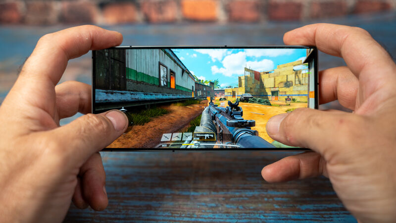 The Nubia RedMagic 8S Pro has many gamer-specific features, including touch triggers. Picture: Noel Campion.