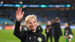 <p>MOVING ON: Republic of Ireland manager Vera Pauw after the game with Australia. Picture: Stephen McCarthy/Sportsfile</p>