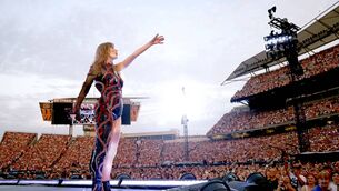 <p>Taylor Swift performs onstage during The Eras Tour at Paycor Stadium on June 30, 2023 in Cincinnati, Ohio. Picture: Taylor Hill/TAS23/Getty Images for TAS Rights Management </p>