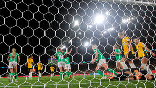 <p>BATTLING BACK: Last night’s loss in Sydney stretches to almost eight years since the last time the Girls in Green battled back from a deficit in a competitive game to claim anything. Pic:  ©INPHO/Ryan Byrne</p>