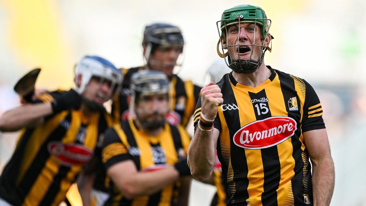 MARKED MAN: Eoin Cody of Kilkenny and teammates celebrate victory at the final whistle of the GAA Hurling All-Ireland Senior Championship semi-final match between Kilkenny and Clare at Croke Park in Dublin. Pic: Brendan Moran/Sportsfile