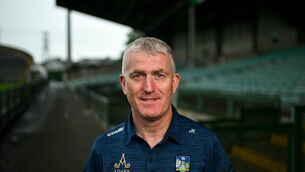 <p>HYPE UP: Manager John Kiely poses for a portrait at a Limerick media conference at TUS Gaelic Grounds in Limerick ahead of the All-Ireland Senior Hurling Championship Final. Photo by David Fitzgerald/Sportsfile</p>