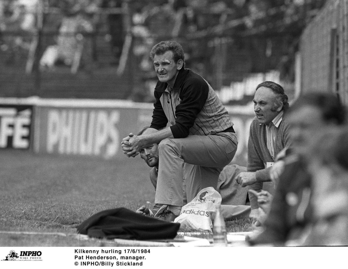 Kilkenny hurling coach Pat Henderson in 1984 INPHO/Billy Stickland