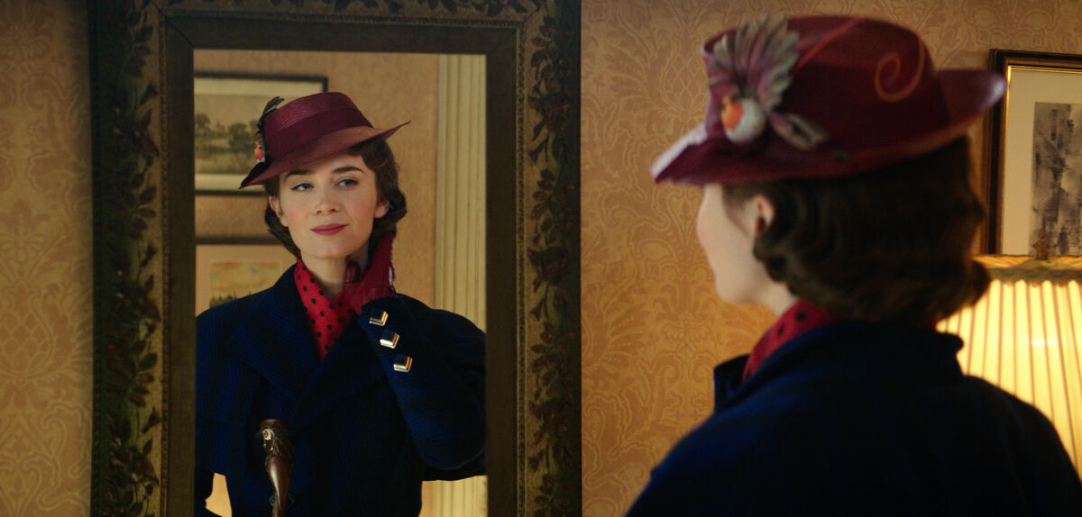 Emily Blunt as Mary Poppins in Mary Poppins Returns. Picture: Disney via AP Emily Blunt as Mary Poppins in Mary Poppins Returns. Picture: Disney via AP