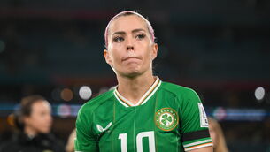 <p>FEARED SERIOUS INJURY: Denise O’Sullivan admitted she feared her Women’s World Cup was over before it started when Lorena Bedoya implanted studs into her shinbone. Pic: Stephen McCarthy/Sportsfile</p>