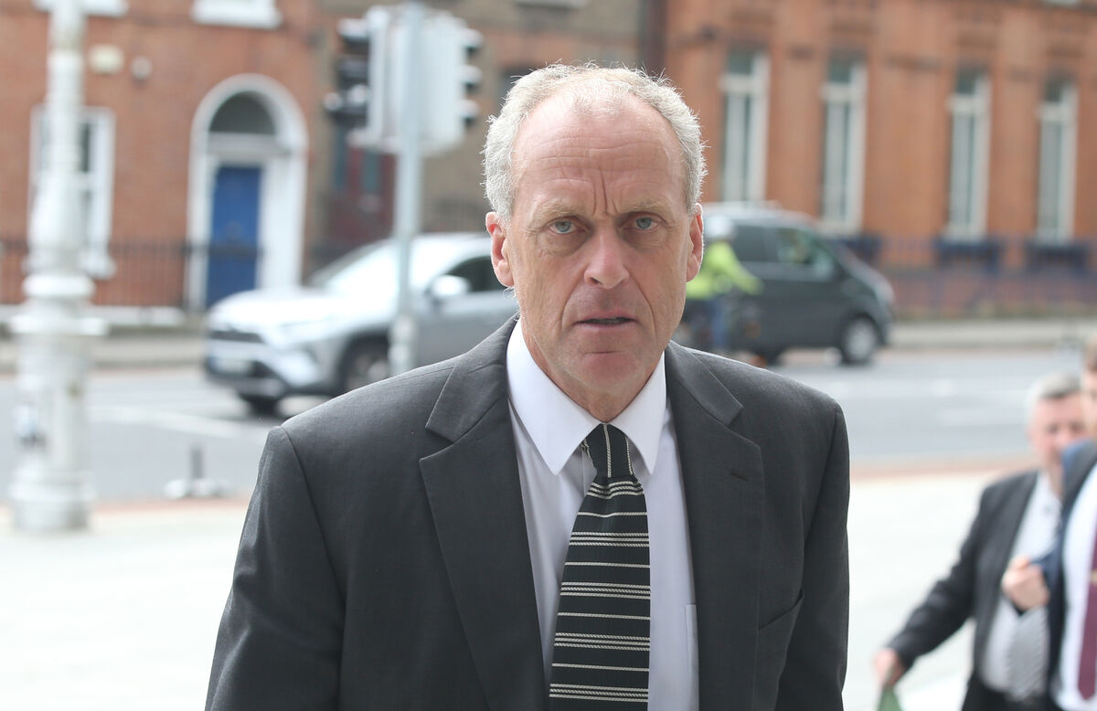 Witness Dr John Whitaker pictured leaving the trial of Noel Long Co. Cork at the The Criminal Courts of Justice. Picture: Collins Courts.