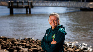 <p>NEW RECORD: Abbie Larkin became Ireland's youngest World Cup participant when she came off the bench against Australia. Pic: ©INPHO/Ryan Byrne</p>