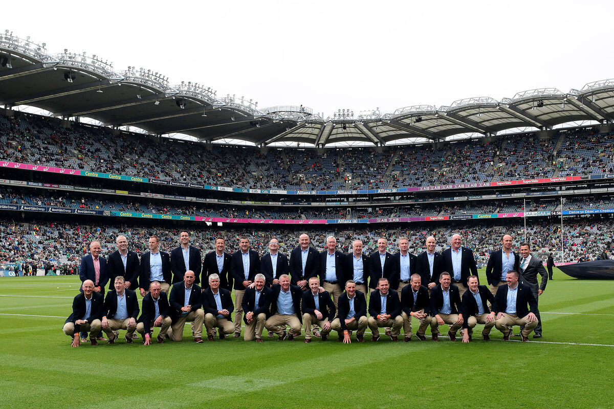 KEEP THE FAITH: The 1998 Offaly All-Ireland Senior Hurling Championship Jubilee team. Picture: INPHO/Bryan Keane KEEP THE FAITH: The 1998 Offaly All-Ireland Senior Hurling Championship Jubilee team. Picture: INPHO/Bryan Keane
