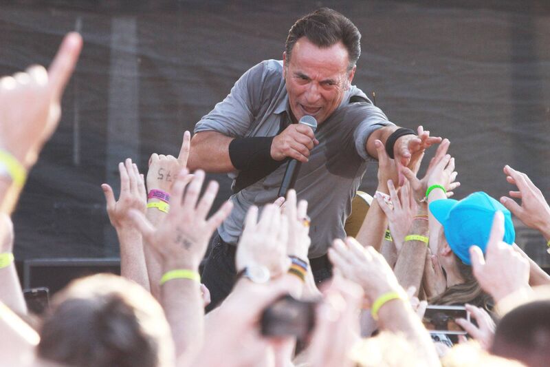 Bruce Springsteen on the stage Páirc Uí Chaoimh in 2013. Picture: Miki Barlok