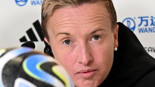 <p>FOCUS: Canada's coach Bev Priestman speaks during a press conference. Picture:  William WEST / AFP) (Photo by WILLIAM WEST/AFP via Getty Images</p>