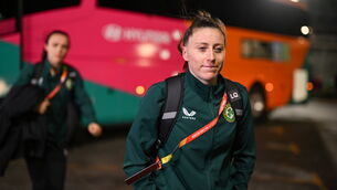 <p>STARTING BERTH: Lucy Quinn of Republic of Ireland arrives before the World Cup match against Canada at Perth Rectangular Stadium. Pic: Stephen McCarthy/Sportsfile</p>