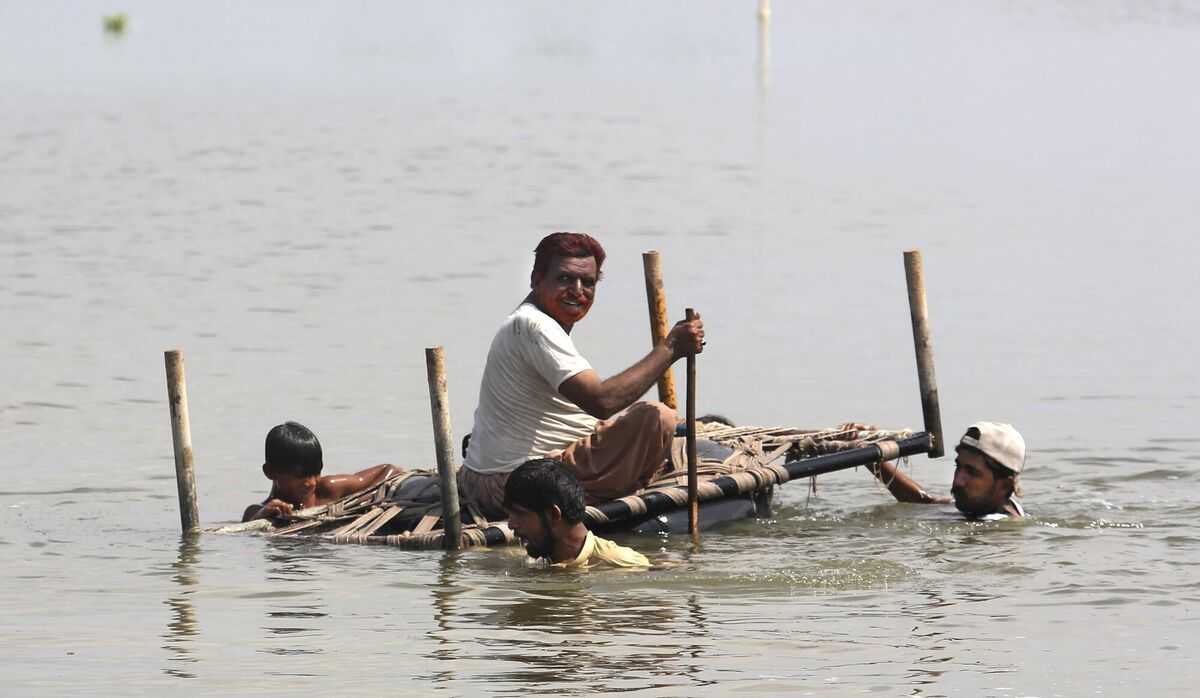 Pakistan suffered disastrous flooding last year. Picture: AP/Fareed Khan