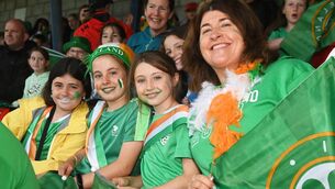 <p> COYGIG: Eaibhín O'Loughlin with her daughters Eaibhin and Siofra and her niece Ella Murphy at Turners Cross. Picture; Eddie O'Hare</p>
