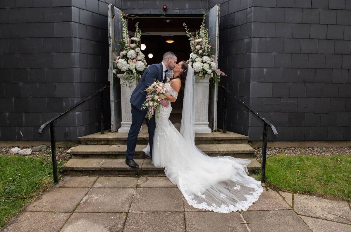 Sealed with a kiss: Laura Forde and Darren Carroll. Sealed with a kiss: Laura Forde and Darren Carroll.