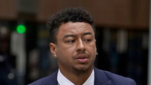 <p>Former Manchester United footballer Jesse Lingard leaves Manchester Magistrates’ Court (Martin Rickett/PA)</p>