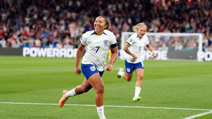 <p>Lauren James hit the England winner (Zac Goodwin/PA)</p>