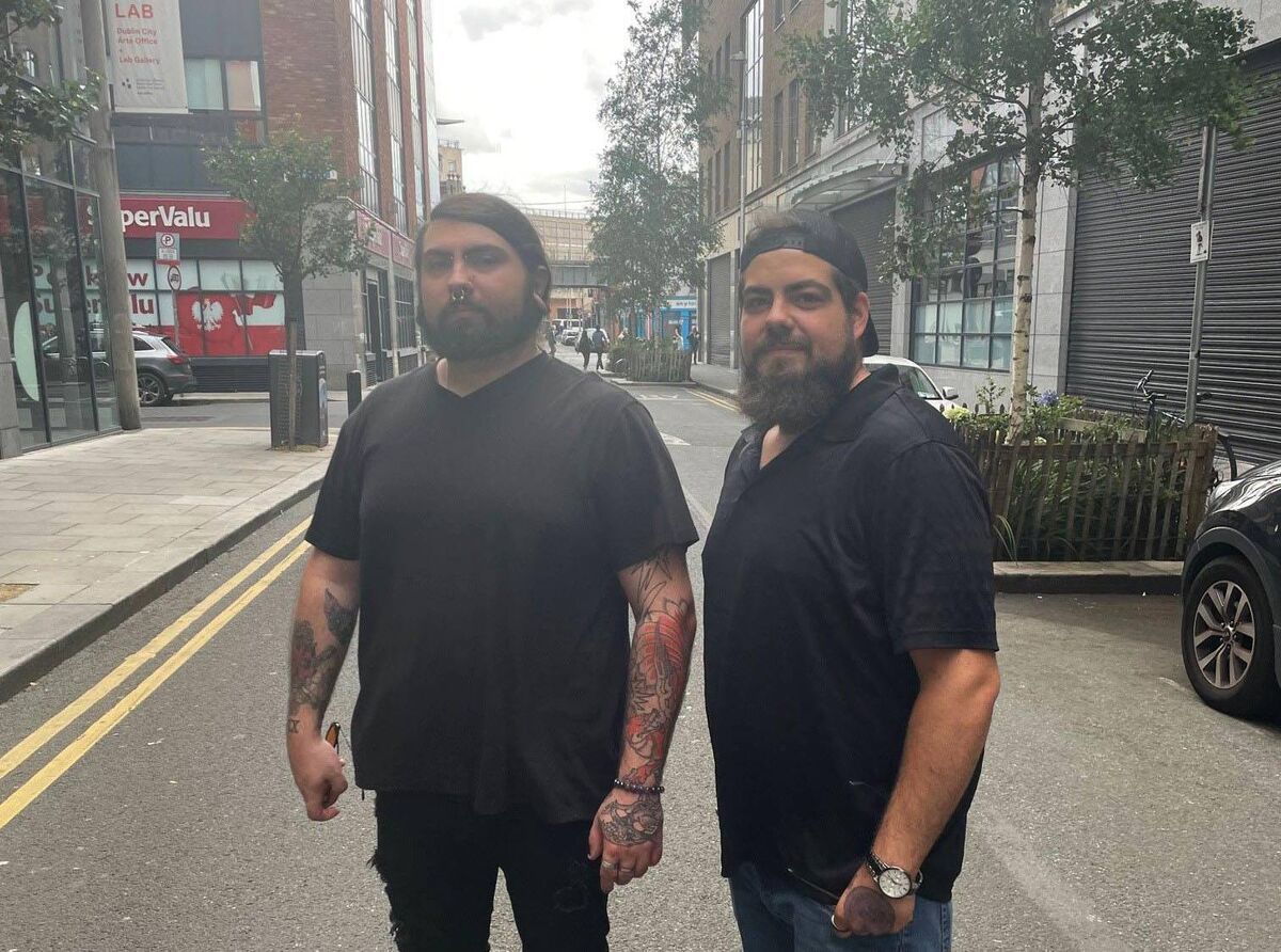 Mike and Jesse Rizzuto in Dublin.