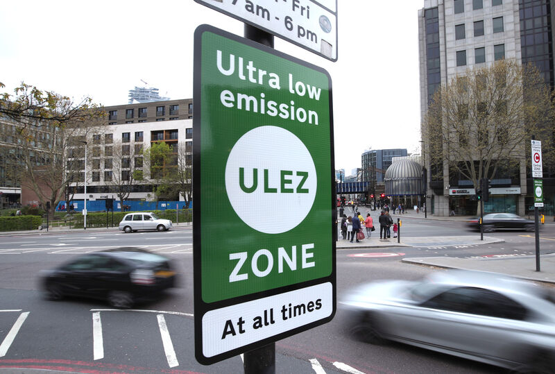 An ultra low emission zone (Ulez) charge was introduced in London in 2019 and will be extended to all boroughs of London this month.