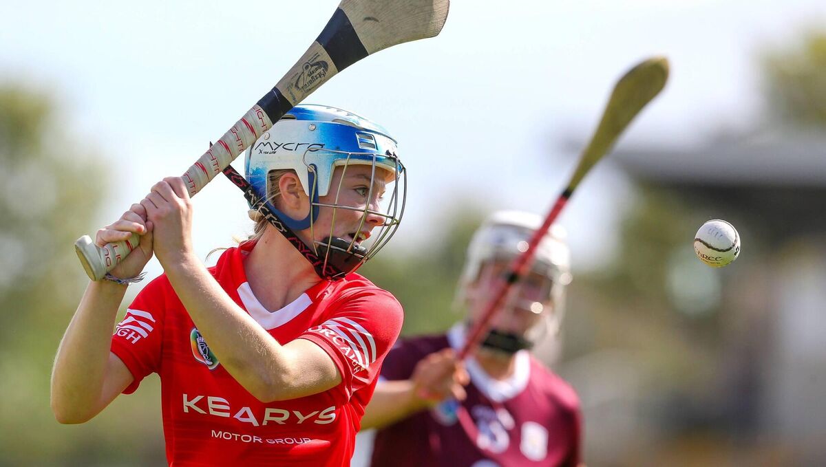 Saoirse Cunningham in action for Cork