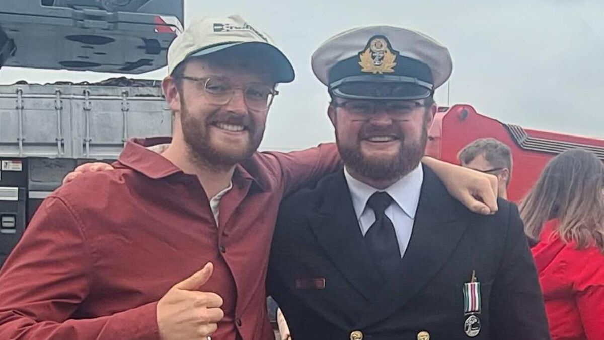 'Young Offenders' actor among families to welcome home naval crew - Vimarsana News