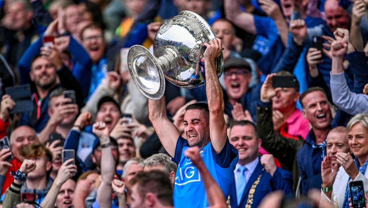 Dublin captain James McCarthy lifts the Sam Maguire Cup. Photo by Piaras Ó Mídheach/Sportsfile Dublin captain James McCarthy lifts the Sam Maguire Cup. Photo by Piaras Ó Mídheach/Sportsfile