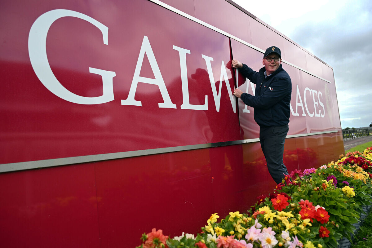 Michael Moloney, Chief Executive Galway Racecourse gets a last minute inspection before the start of the Galway Races Festival. Photo: Ray Ryan Michael Moloney, Chief Executive Galway Racecourse gets a last minute inspection before the start of the Galway Races Festival. Photo: Ray Ryan