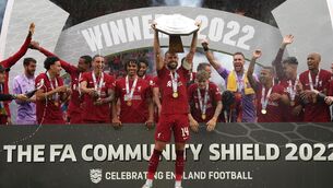 <p>CURTAIN RAISER: Manchester City and Arsenal will battle for the Community Shield that was won by Liverpool last year. Photo credit: Nick Potts/PA Wire.</p>