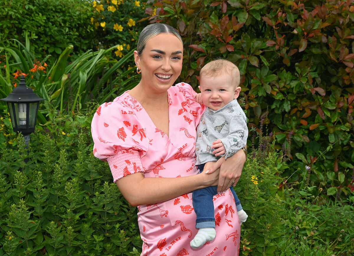 Eimear Hallahan and her son James Farmer in Co Cork. Pic: Denis Minihane.