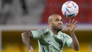 <p>INDICTED: A judge has decided to indict Brazilian soccer player Dani Alves following an investigation into sexual assault accusations against him, a Spanish court said. Pic: AP Photo/Andre Penner</p>