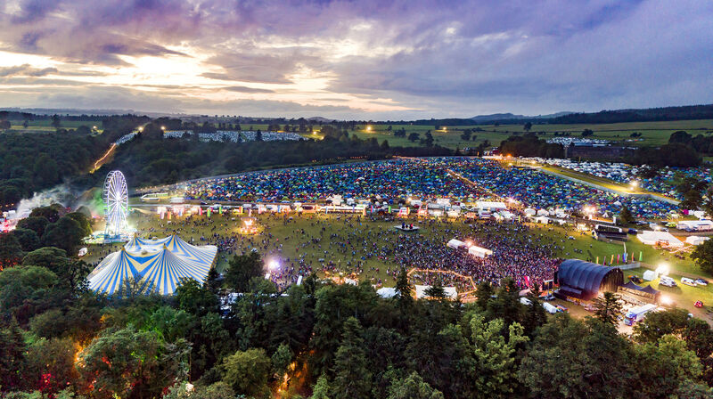 Sunset at All Together Now. Picture: Aerial.ie