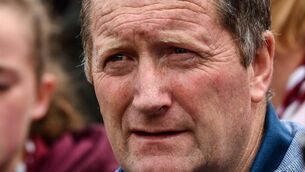 <p>RIP: Former Galway star hurler and referee Jimmy Cooney pictured in the crowd at a game in 2019. Picture: Ray McManus/Sportsfile</p>