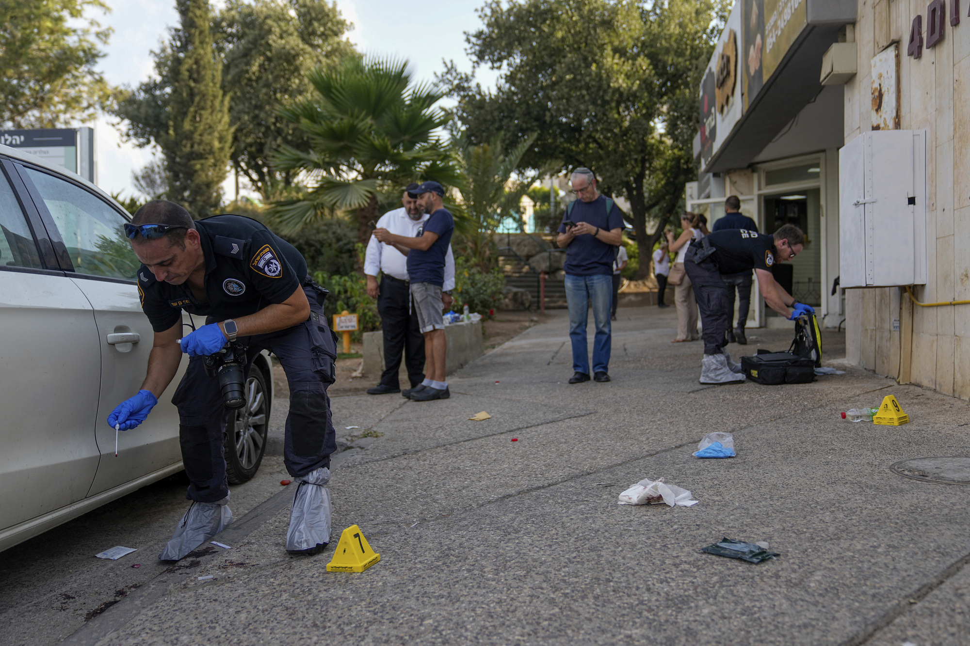 Five injured after Palestinian gunman opens fire in Israeli settlement