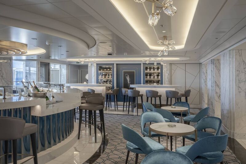 MSC World Europa's Fizz Champagne Bar.