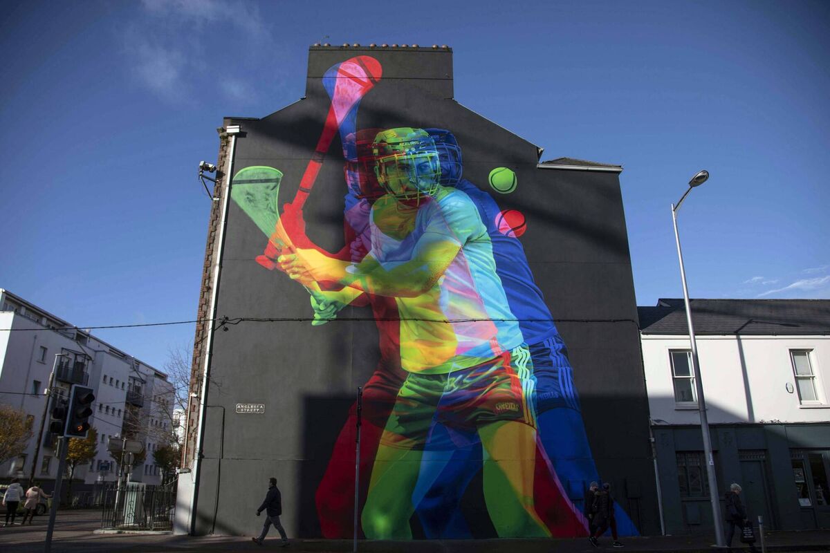 The mural by Aches. Picture: Clare Keogh