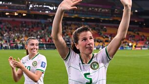 <p>WAVE GOODBYE? Niamh Fahey of Republic of Ireland after the FIFA Women's World Cup 2023 Group B match against Nigeria in Brisbane. Picture: Stephen McCarthy/Sportsfile</p>