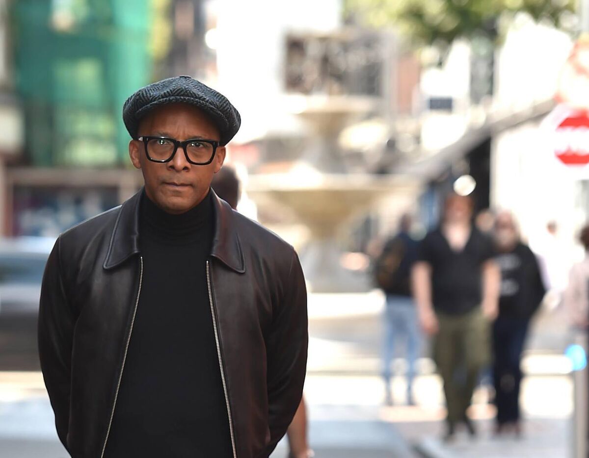 Jay Blades on Cork's Oliver Plunkett Street.