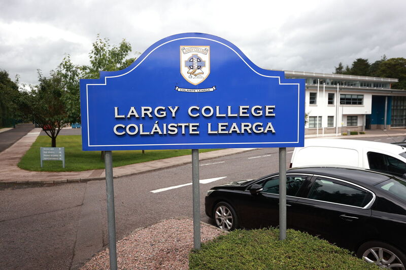 Largy College in Clones. Picture: Liam McBurney/PA Wire
